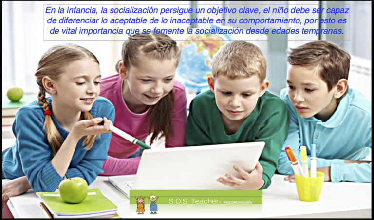 LA SOCIALIZACIÓN EN LA INFANCIA - S.O.S. TEACHER PSICOPEDAGOGÍA